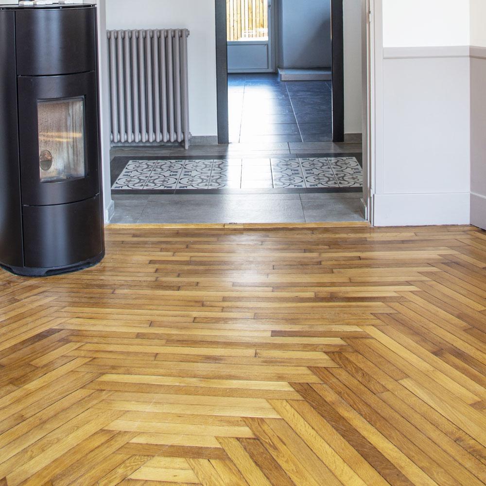 Ponçage et vitrification parquet