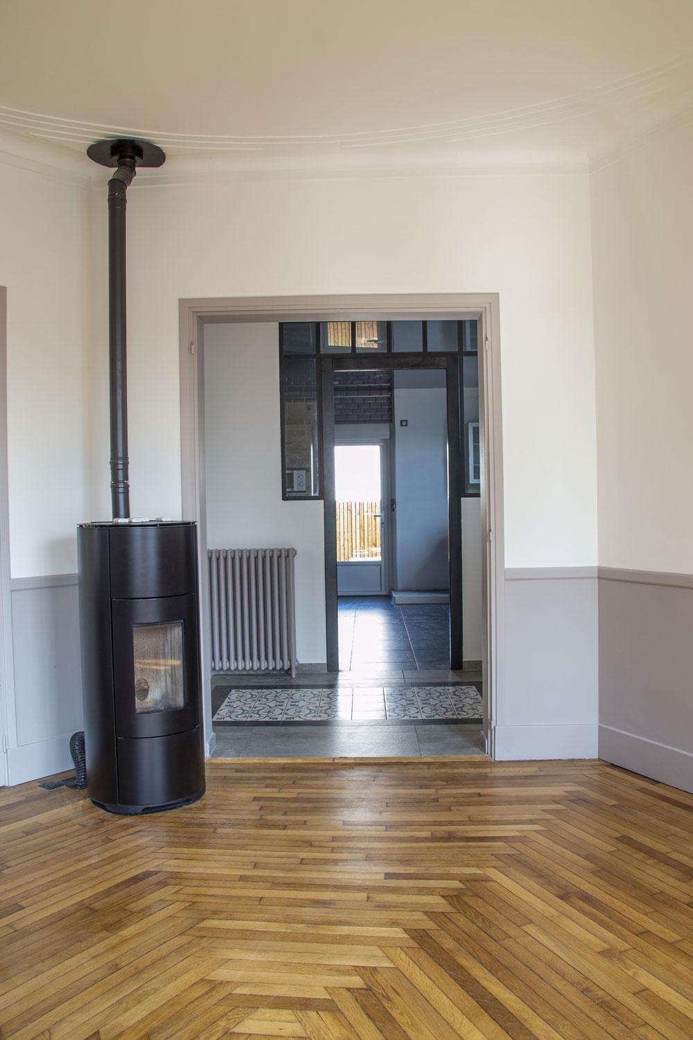 Peinture et ponçage parquet bureaux
